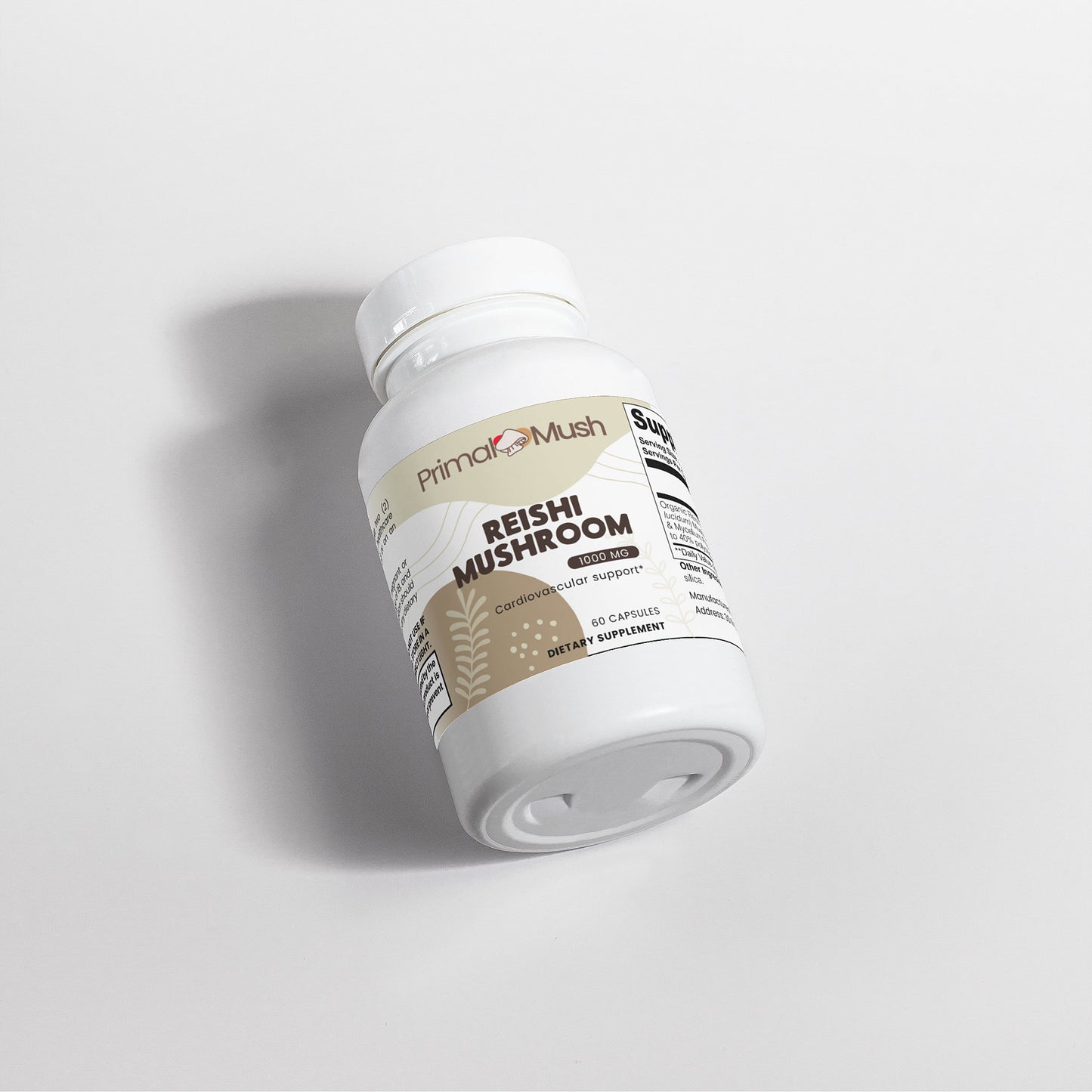 Reishi Mushroom Supplement Capsules - PrimalMush (Sold Out)