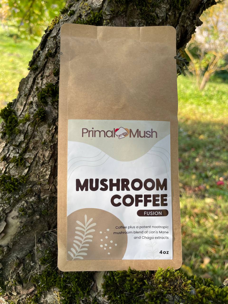 PrimalGreens Coffee Fusion - Lion’s Mane & Chaga 4oz